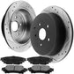 TOYOTA Highlander Brake Rotor Kits 2010–2020 – Rear BRR12044166BK - D1391CF