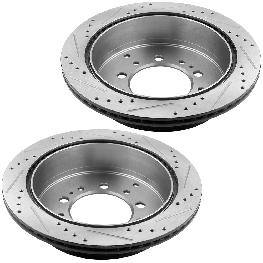 TOYOTA Land Cruiser Brake Rotor Kits 2007–2020 BRR12044157BK - D1304CF