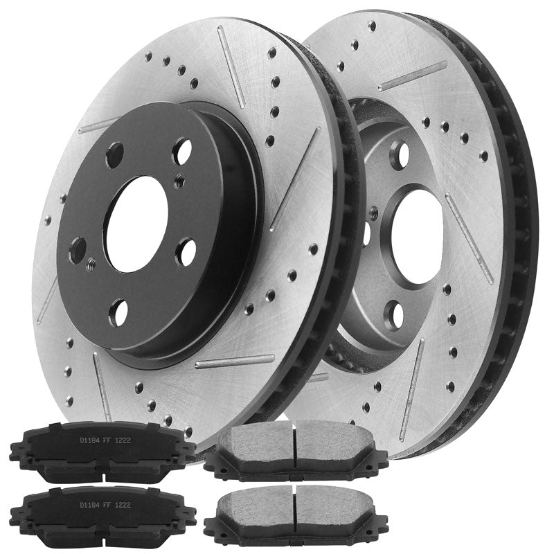 TOYOTA Prius Brake Rotor Kits 2010–2015 BRF12044172BK - D1184CF