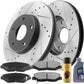 TOYOTA Prius Brake Rotor Kits 2010–2017 – Rear BRR12044165BK - D1423CF