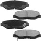 TOYOTA Prius Brake Rotor Kits 2010–2017 – Rear BRR12044165BK - D1423CF
