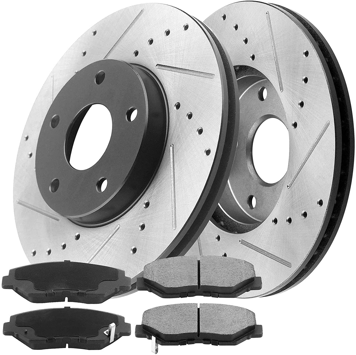 TOYOTA Prius Brake Rotor Kits 2010–2017 – Rear BRR12044165BK - D1423CF