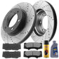 TOYOTA Sequoia Brake Rotor Kits 2000–2007 BRF12044118BK - D976CF