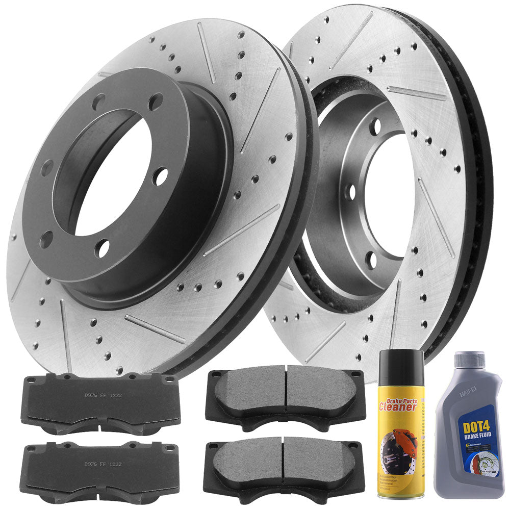 TOYOTA Sequoia Brake Rotor Kits 2000–2007 BRF12044118BK - D976CF
