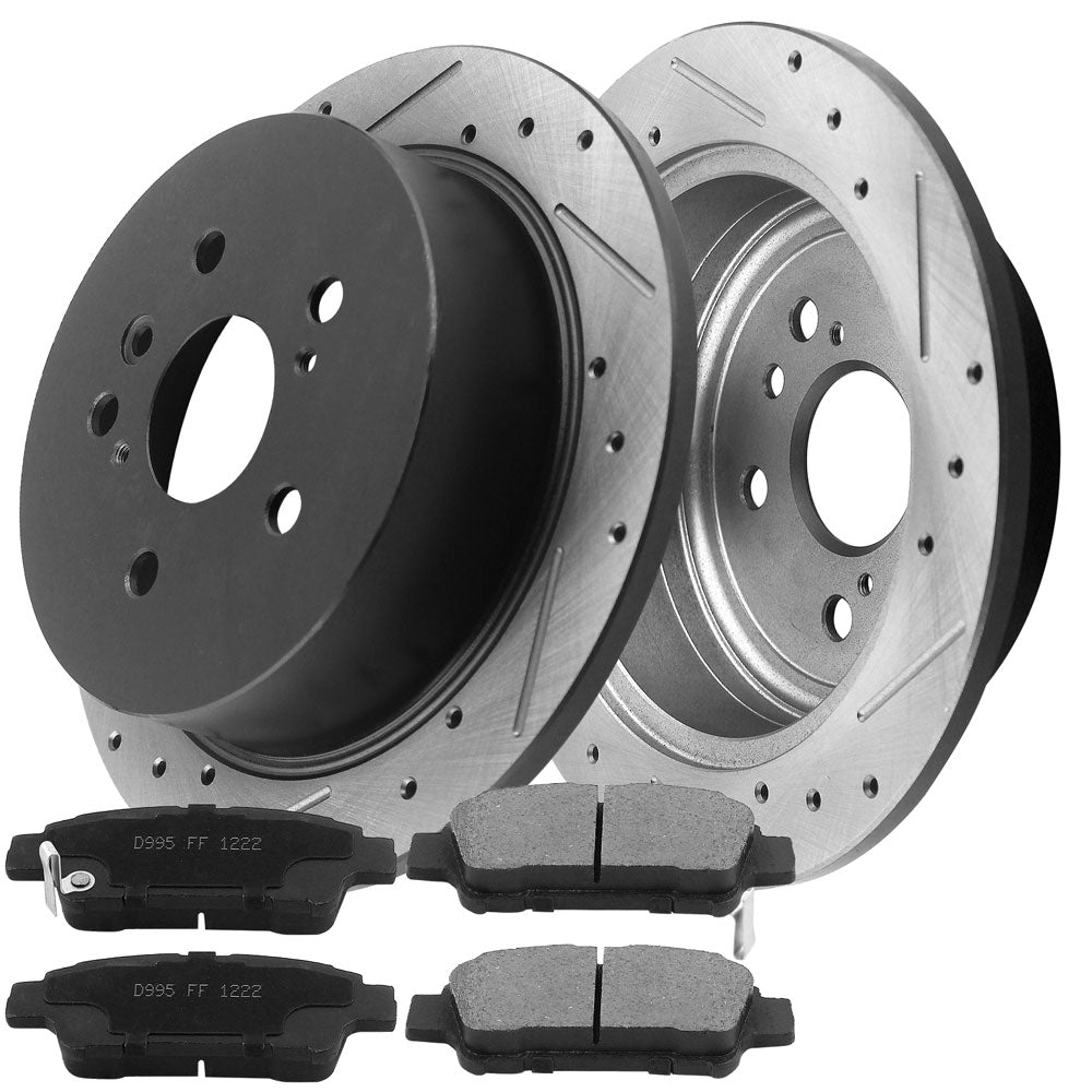 TOYOTA Sienna Brake Rotor Kits 2004–2010 BRR12044132BK - D995CF