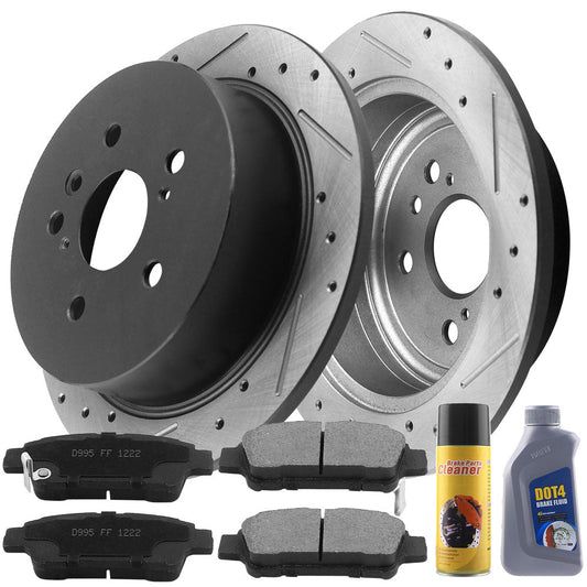 TOYOTA Sienna Brake Rotor Kits 2004–2010 BRR12044132BK - D995CF