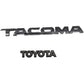 Toyota Tacoma Emblem Kit Matte Black