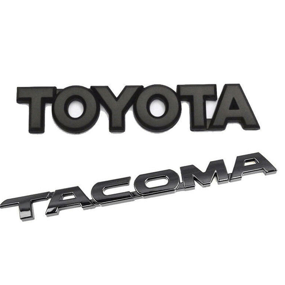 Toyota Tacoma Emblem Kit Matte Black