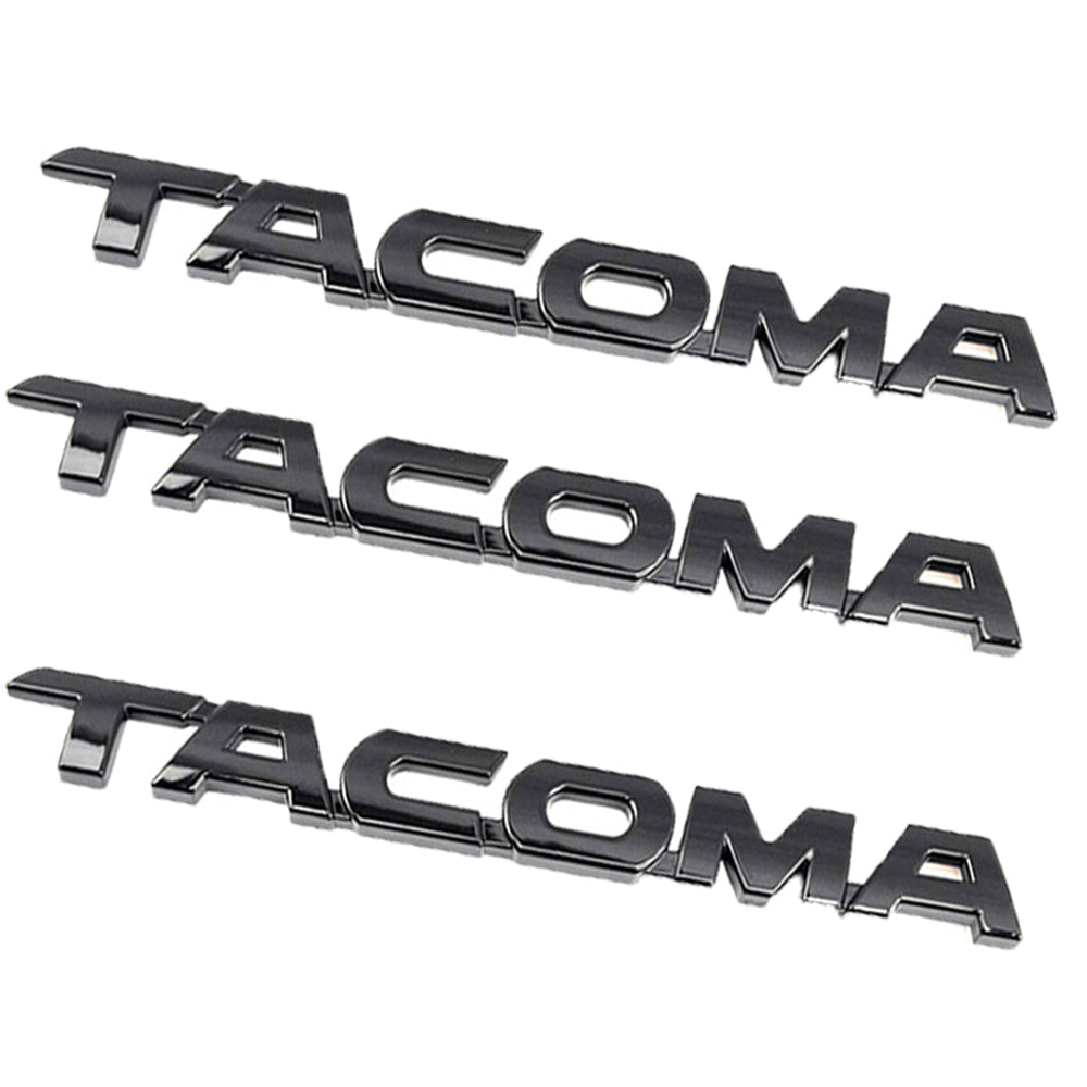 Toyota Tacoma Emblem Kit Matte Black 75427 - 04010