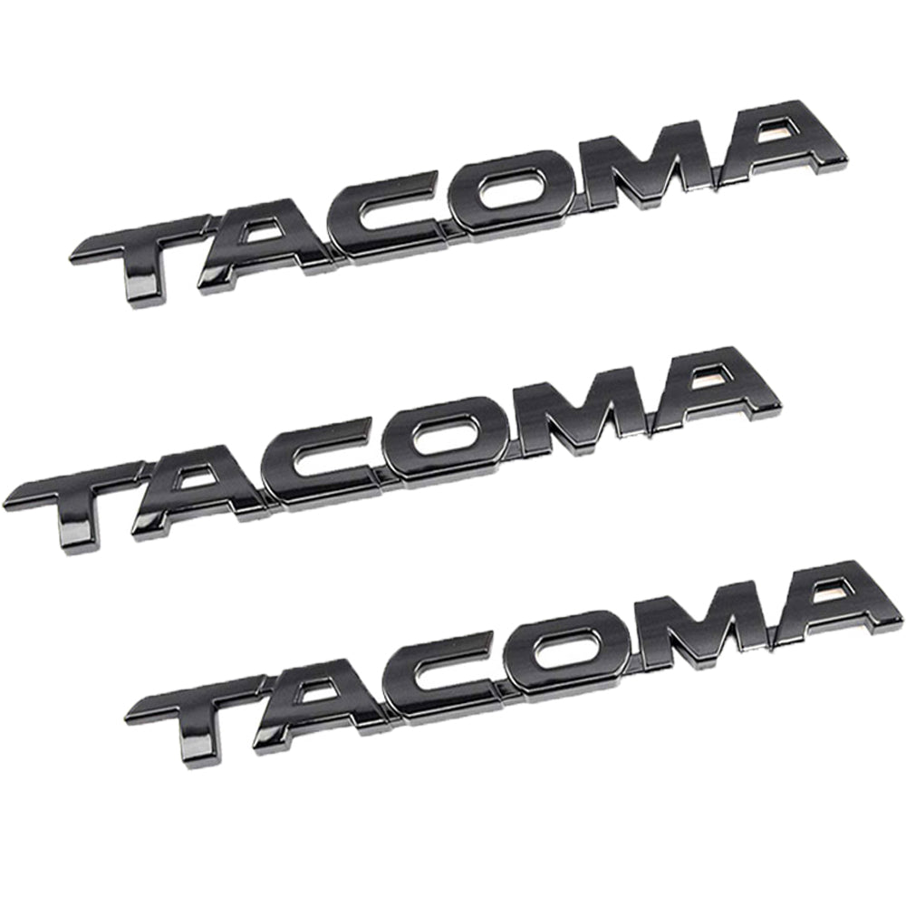 Toyota Tacoma Emblem Kit Matte Black 75427 - 04010