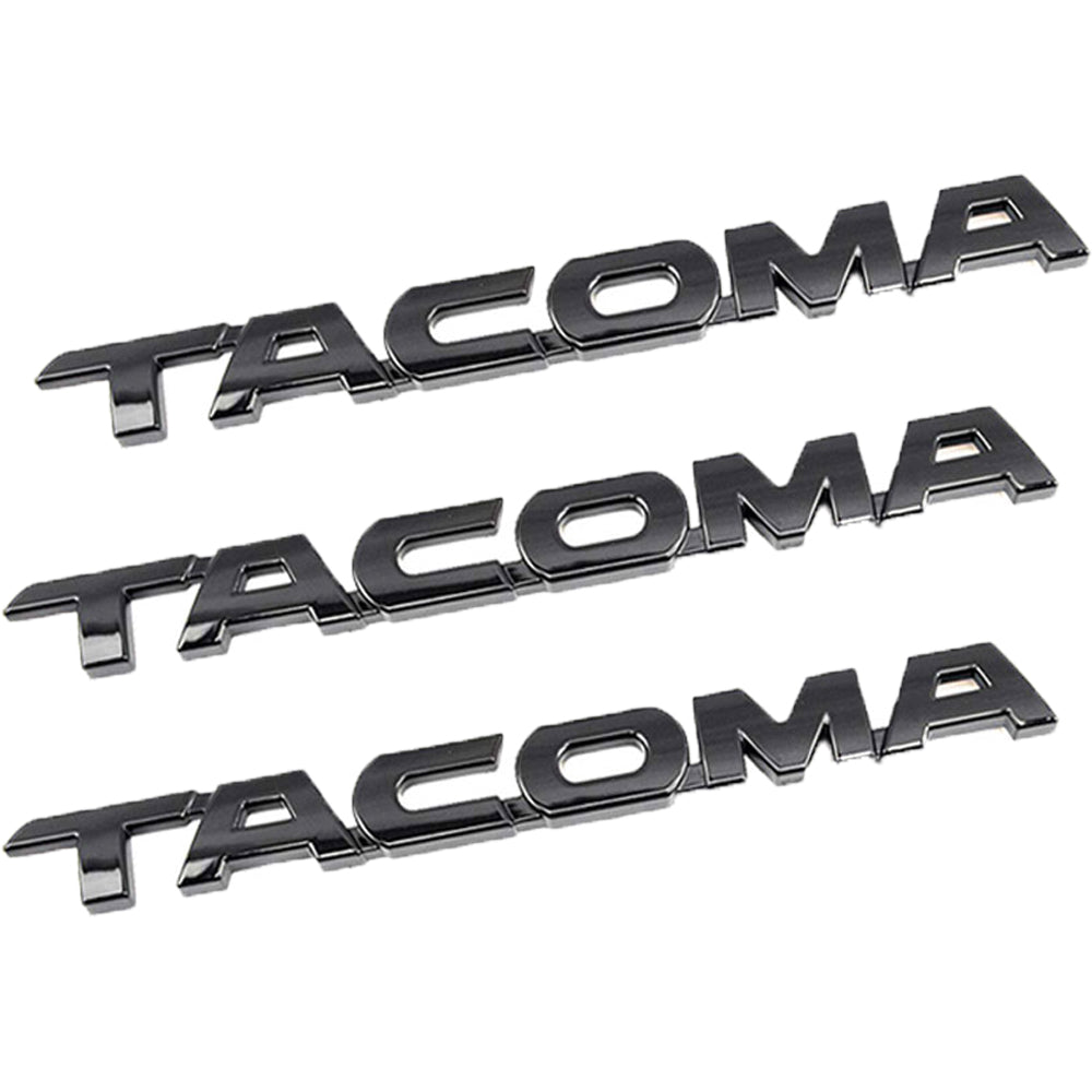 Toyota Tacoma Emblem Kit Matte Black 75427 - 04010