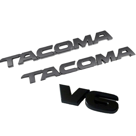 Toyota Tacoma Emblem Kit - Tacoma V6 Emblem Letter