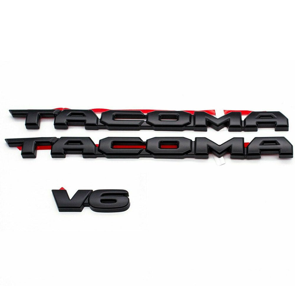 Toyota Tacoma Emblem Kit - Tacoma V6 Limited 4X4 Overlay