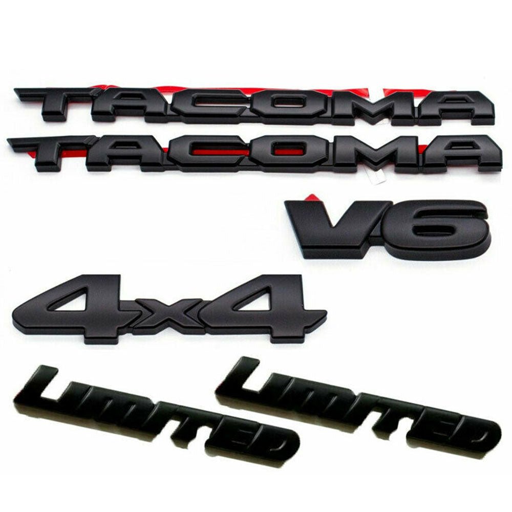 Toyota Tacoma Emblem Kit - Tacoma V6 Limited 4X4 Overlay