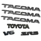 Toyota Tacoma Emblem Kit - Toyota Tacoma V6 SR5 Emblem