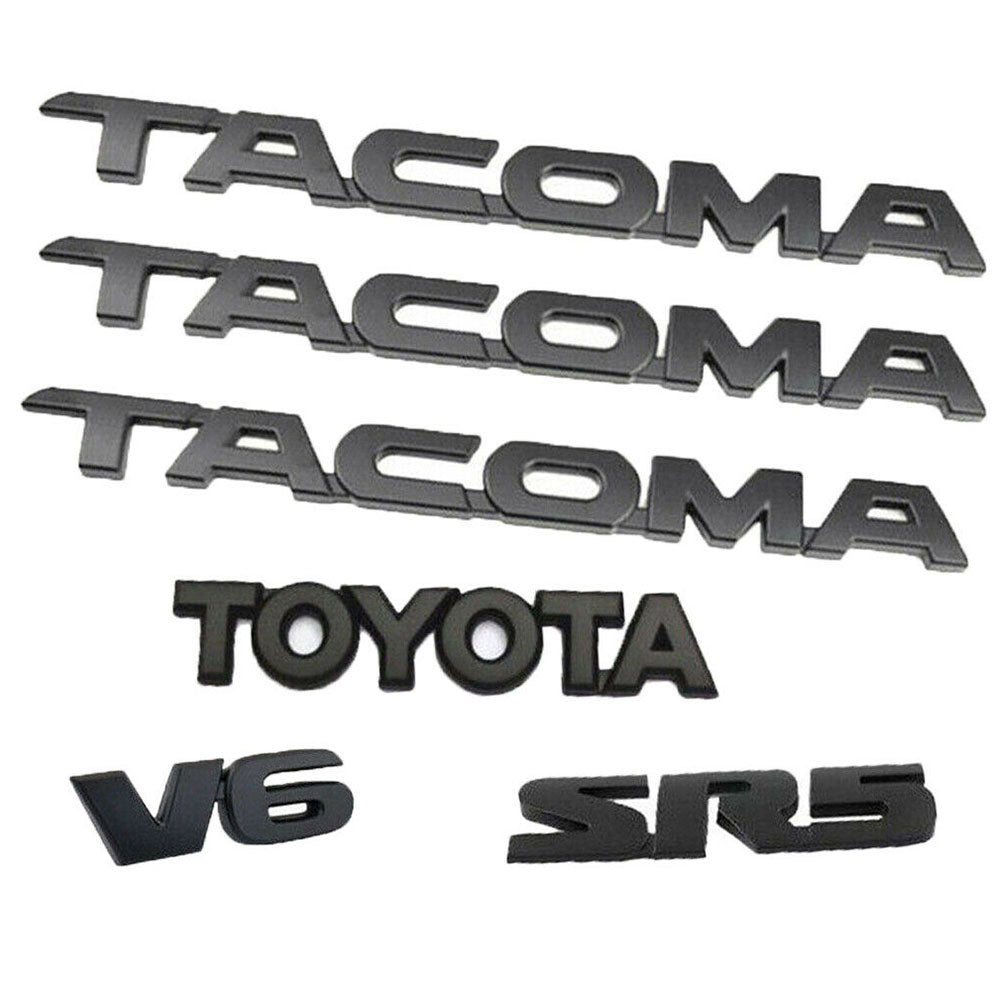 Toyota Tacoma Emblem Kit - Toyota Tacoma V6 SR5 Emblem