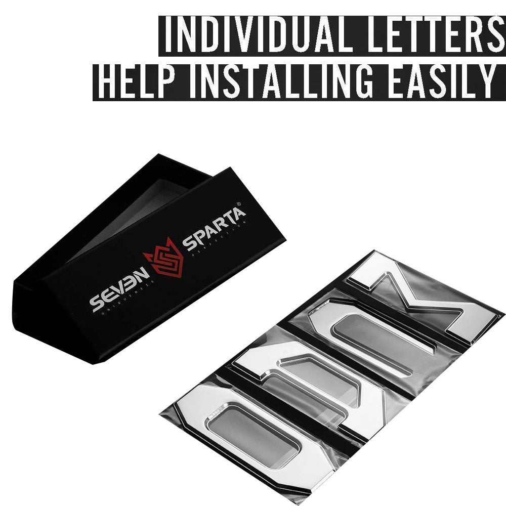 Toyota Tacoma Emblem Tailgate Insert Letter Chrome