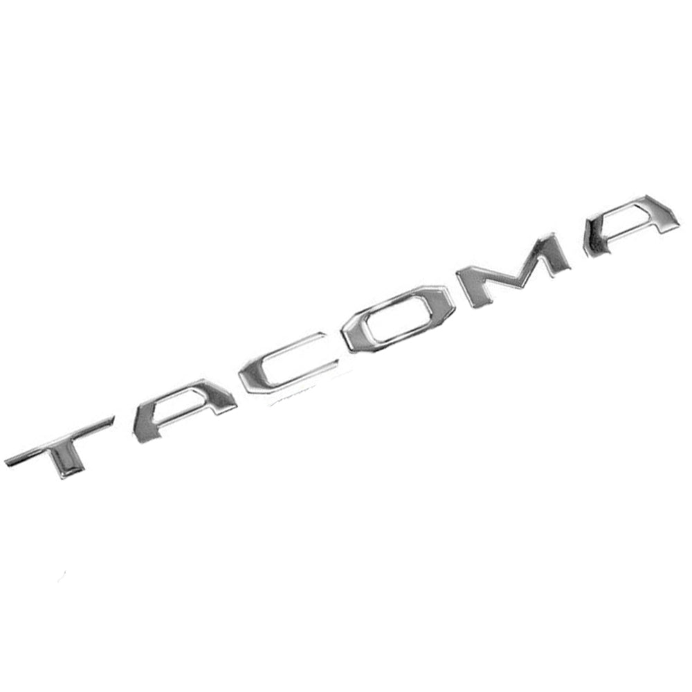 Toyota Tacoma Emblem Tailgate Insert Letter Chrome