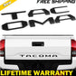 Toyota Tacoma Emblem Tailgate Insert Letters Matte Black