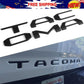 Toyota Tacoma Emblem Tailgate Insert Letters Matte Black