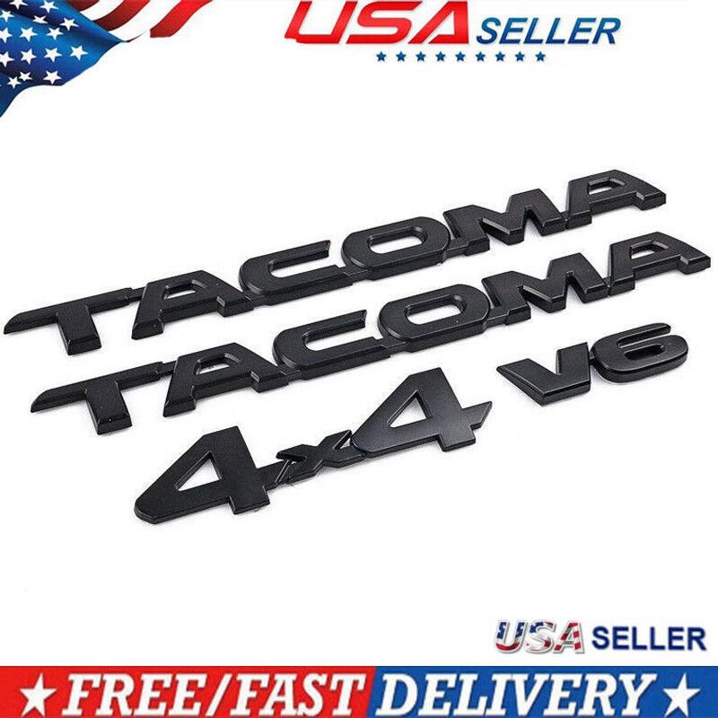 Toyota Tacoma TRD Pro Emblem Kit - Tacoma V6 4x4 Emblems – Geekstop