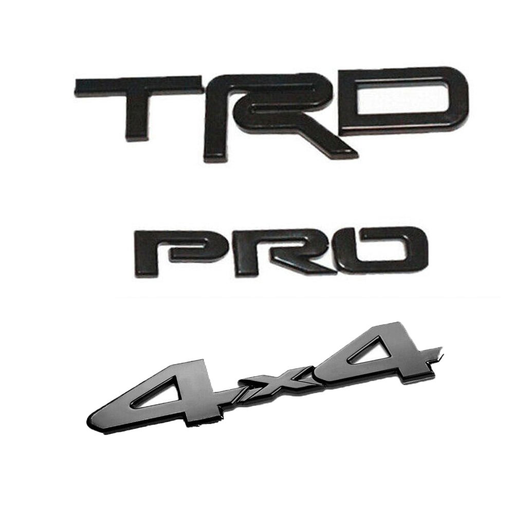 Toyota Trd Pro Emblem Kit - TRD Pro, 4x4 Emblem – Geekstop