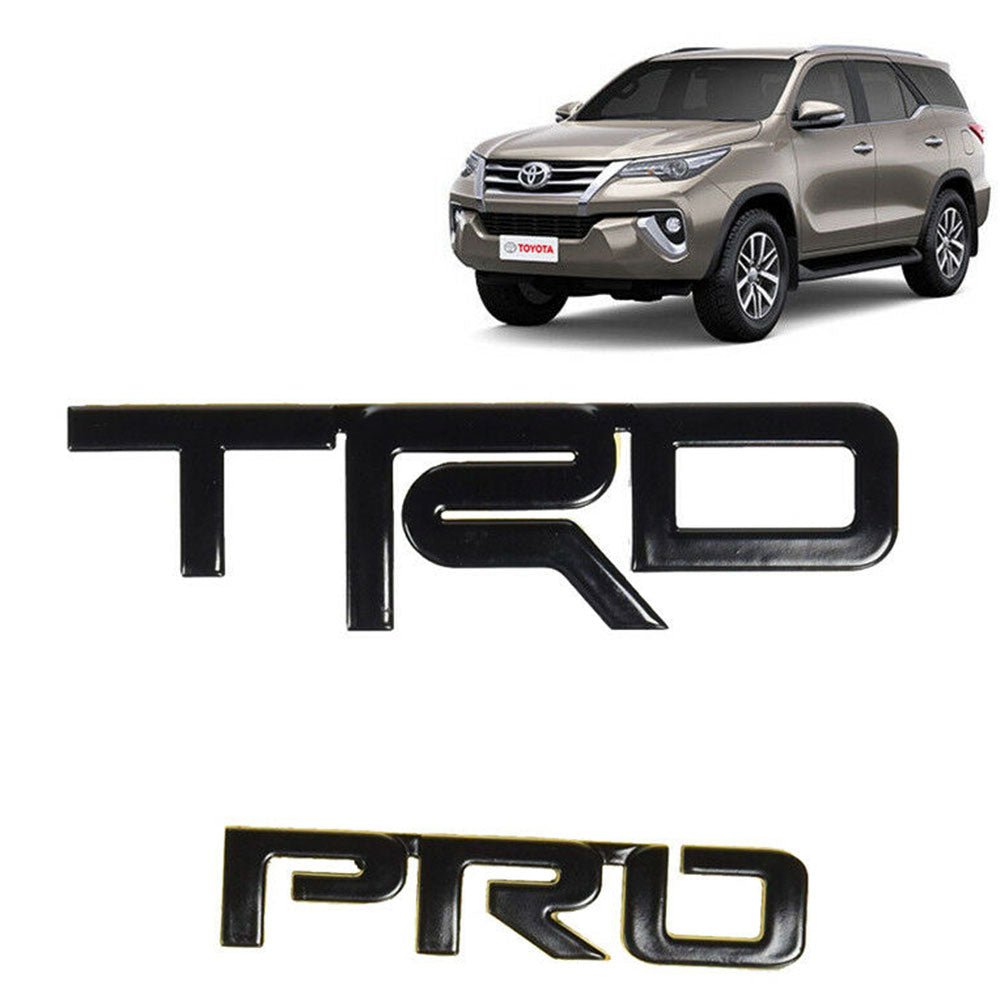 Toyota TRD PRO Emblem Letter Black PT413 - 00150