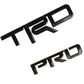 Toyota TRD PRO Emblem Letter Black PT413 - 00150