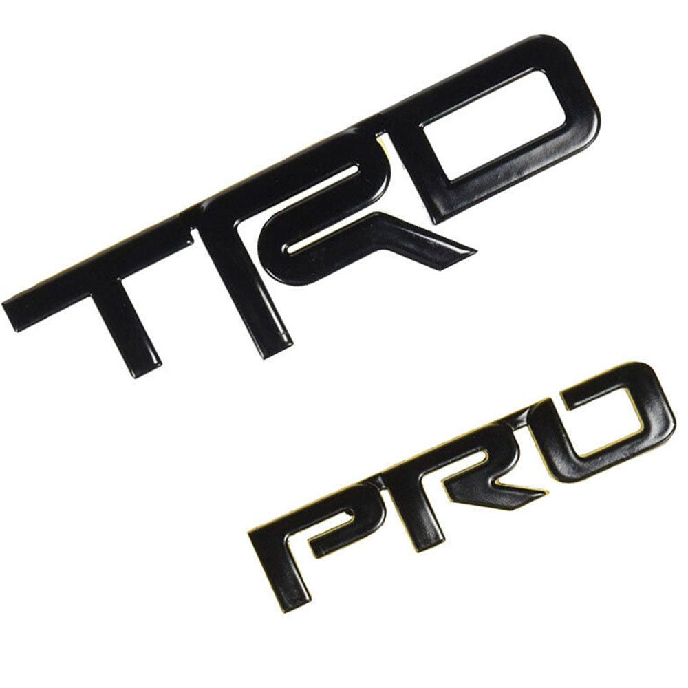 Toyota TRD PRO Emblem Letter Black PT413 - 00150