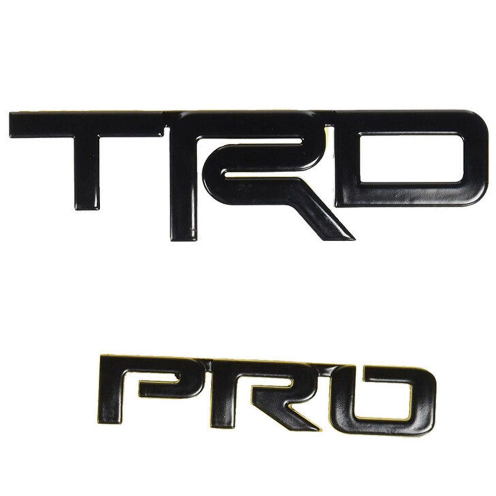 Toyota TRD PRO Emblem Letter Black PT413 - 00150
