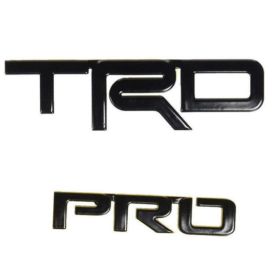 Toyota TRD PRO Emblem Letter Black PT413 - 00150