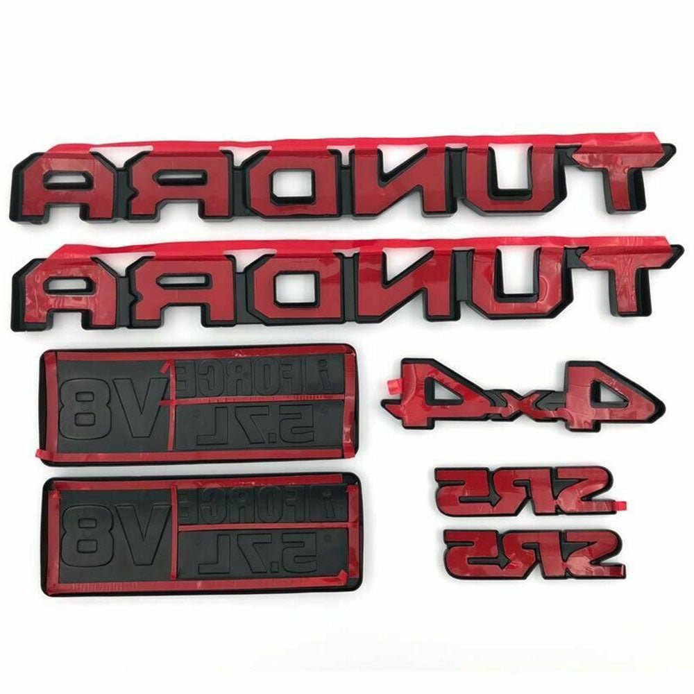 Toyota Tundra Emblem Kit - Tundra SR5 4X4 Iforce Overlay