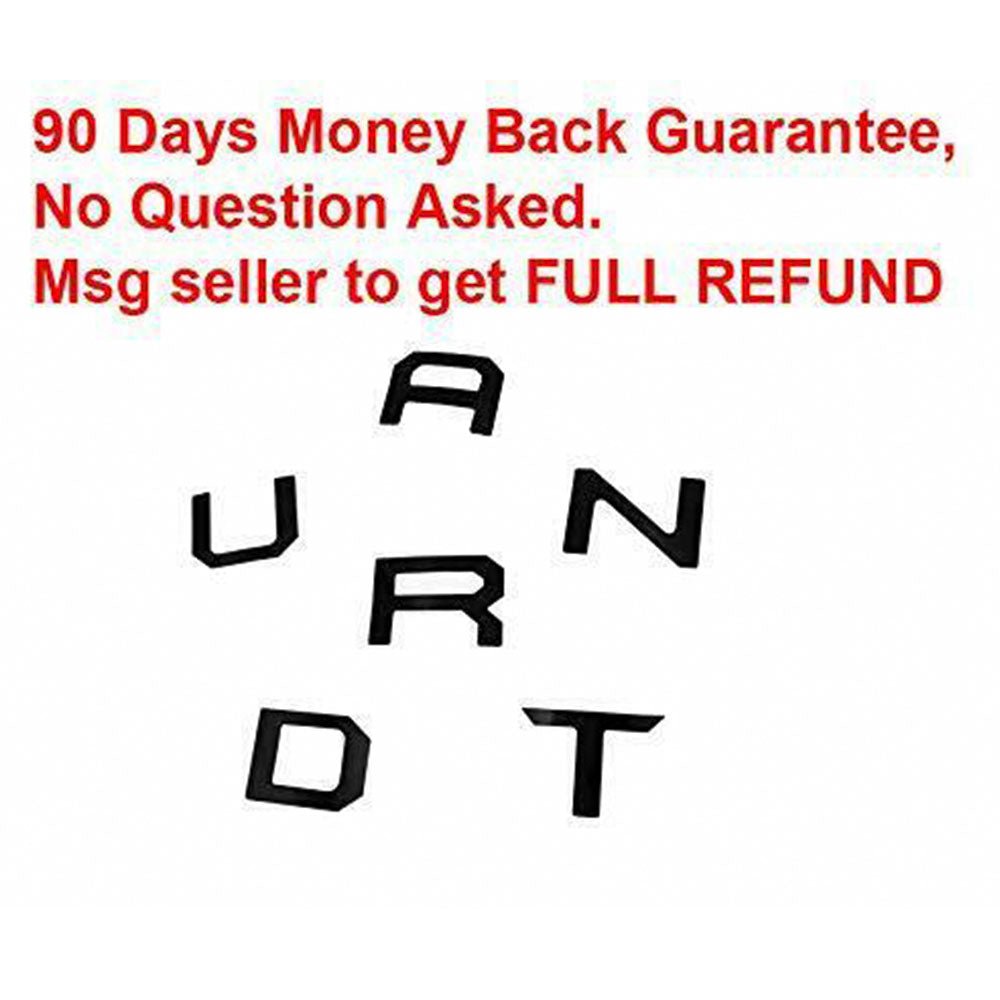 Toyota Tundra Emblem Tailgate Insert Matte Black