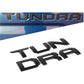 Toyota Tundra Emblem Tailgate Insert Matte Black