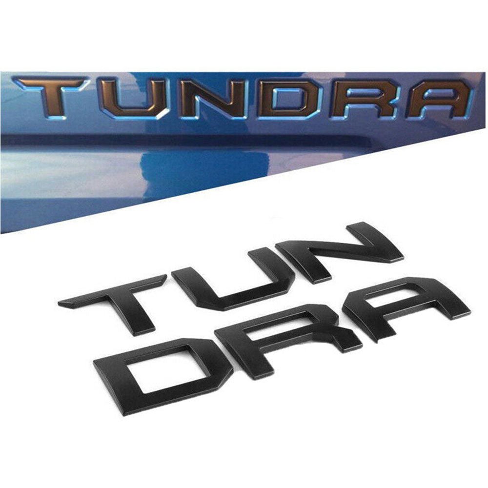 Toyota Tundra Emblem Tailgate Insert Matte Black