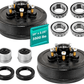 Trailer Brake Hub Drum 10" X 2-1/4" Kit 5 on 4.5" for 3500 Lbs Axle 22001K 008-247-05, 84546