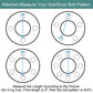 Trailer Hub Kits 6 on 5.5" Trailer Idler Hub 6 Bolt for 5200, 6000 lbs Trailer Axle Hub Assembly