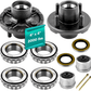 Trailer Idler Hub Kits 4 on 4" Trailer Hub 4 Lug for 2000 lbs Tralier Axle，ONLY for 2000lbs Trailer Hub Assembly