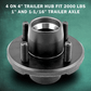 Trailer Idler Hub Kits 4 on 4" Trailer Hub 4 Lug for 2000 lbs Tralier Axle，ONLY for 2000lbs Trailer Hub Assembly