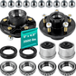Trailer Idler Hub Kits 5x4.5 Trailer Hub 5 Lug for 3500 lbs Tralier Axle Hub Assembly Kit
