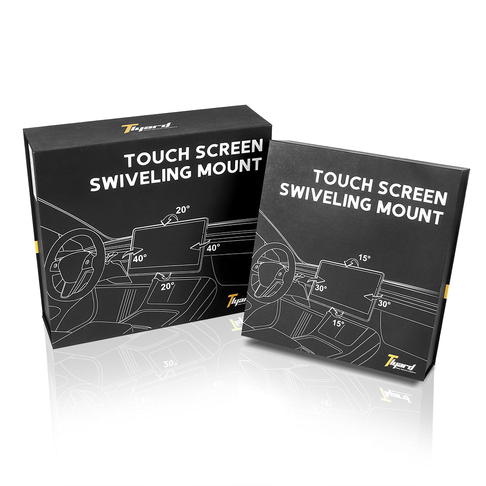 Upgraded 40° Touch Screen Swiveling Mount Kit Rotated Dashboard For Model 3/ Y