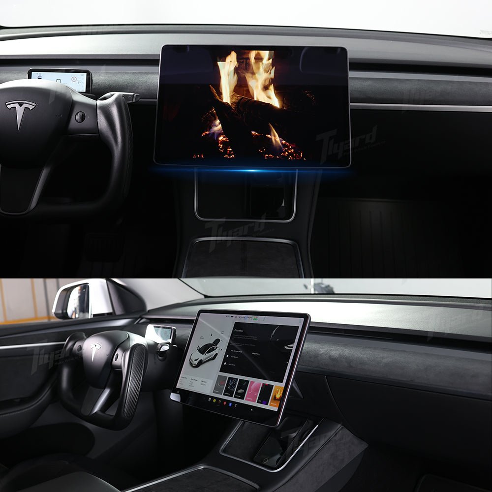 Upgraded 40° Touch Screen Swiveling Mount Kit Rotated Dashboard For Model 3/ Y