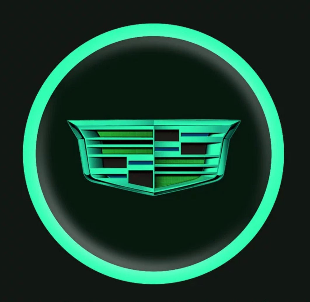 Vehicle Emblem Sticker Night Glow 2 Pcs