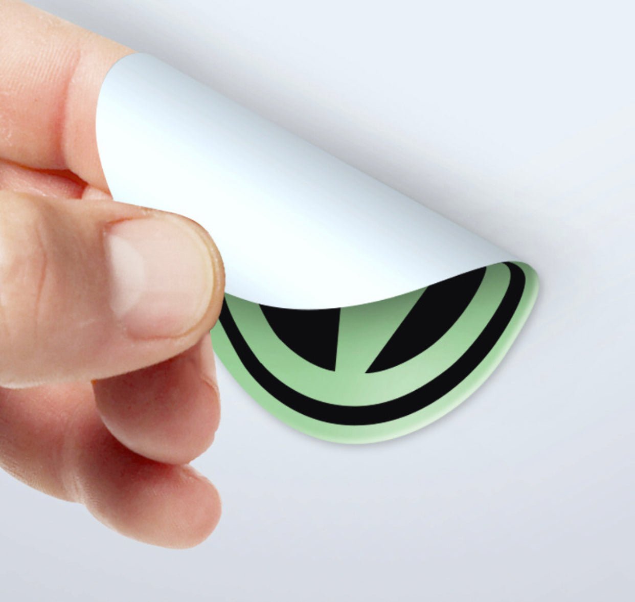 Vehicle Emblem Sticker Night Glow 2 Pcs