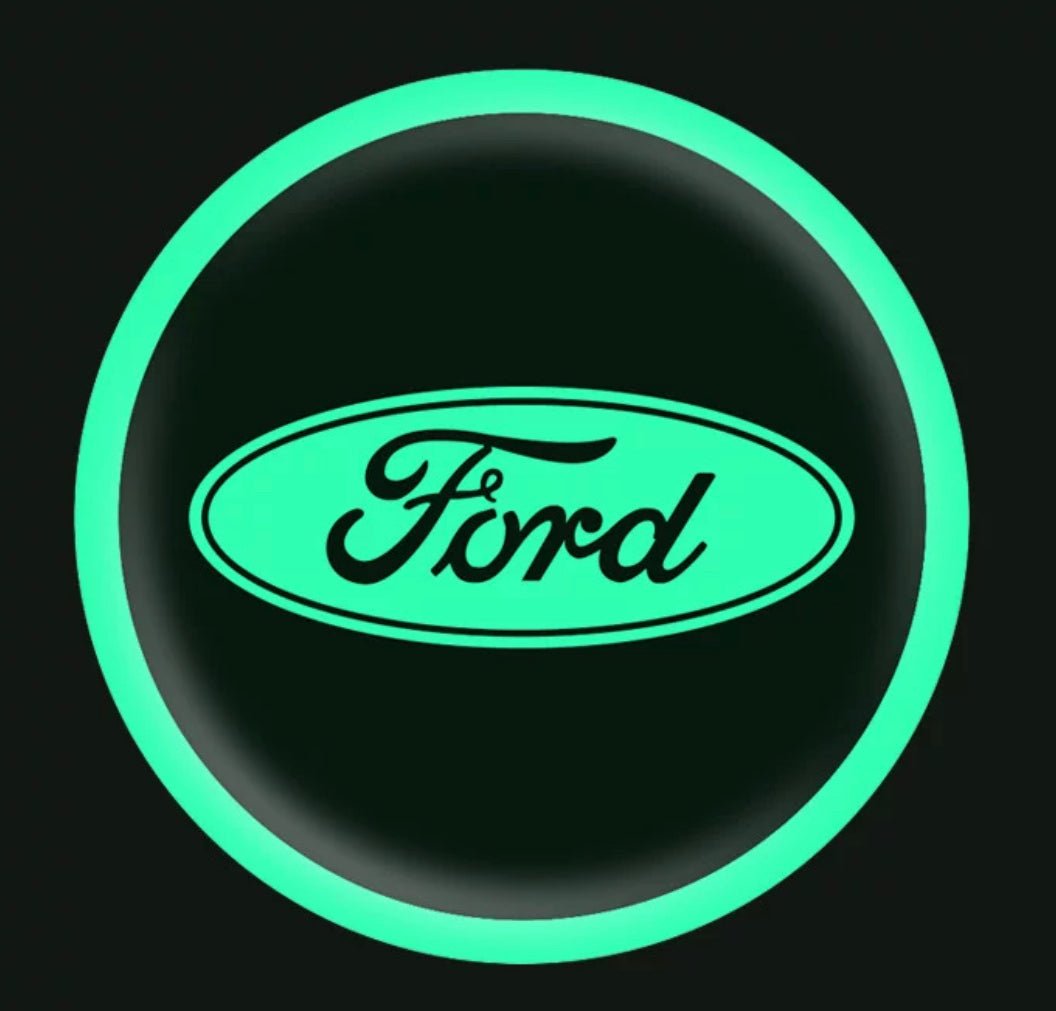 Vehicle Emblem Sticker Night Glow 2 Pcs