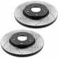 GEEKSTOP Drilled & Slotted Front Brake Rotors fits for Replacement for 2017 Honda Accord (2l All Models,2.4l EX Model; EX-L Model,3.5l Sedan; EX-L Model), 2014 Honda Accord 2L 3.5L