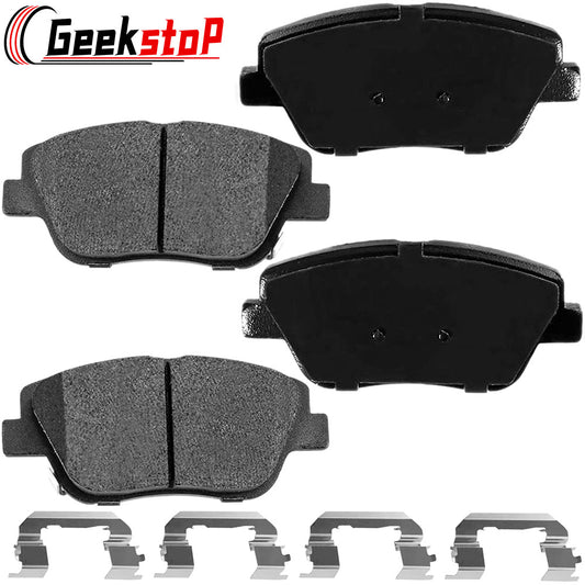 Hyundai Sonata Kia Optima Front Ceramic Brake Pads Hardware
