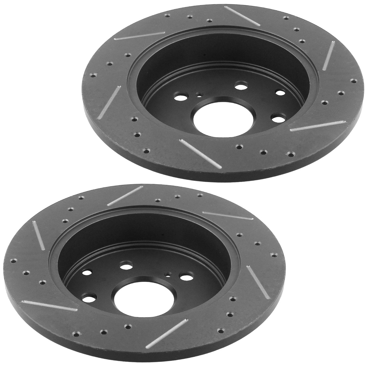Lexus HS250H Toyota RAV4 Rear Drill Slot Brake Rotors