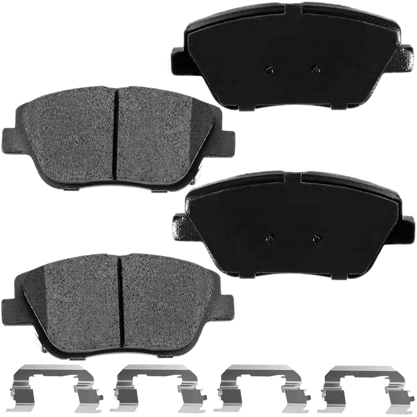 Hyundai Sonata Kia Optima Front Ceramic Brake Pads Hardware
