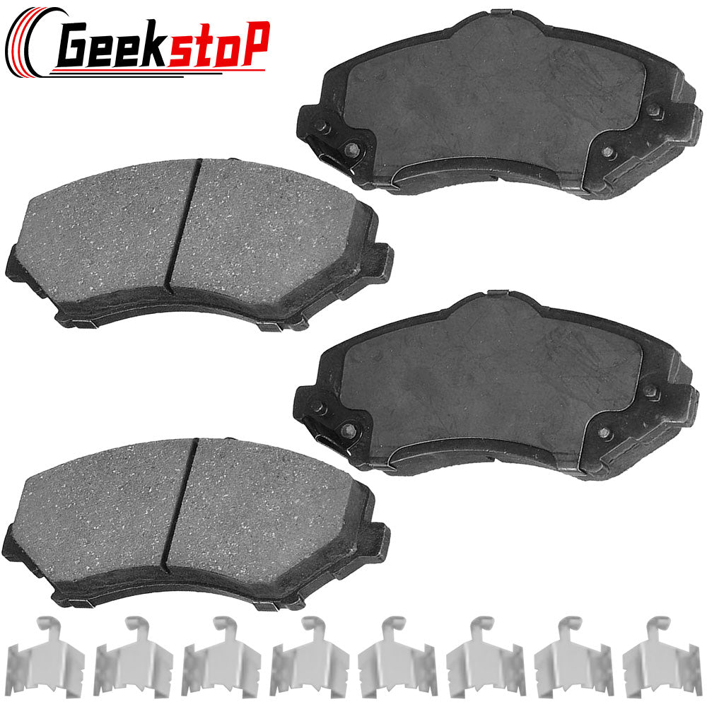 Ford Explorer Flex Taurus MKS MKT Hardware D1611 Front Ceramic Brake Pads